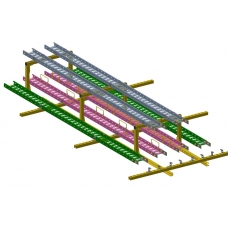 B9825 - KIT, MC INTRASUITE TRAY 1520 C/C SUITS